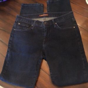 James Jeans Randi cotton blend deep blue zip fly classic pocket jeans